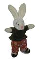 Hase mit Kleider 