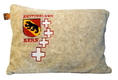 Federkern-Kissen mit Motive aufgestickt  