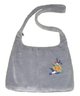 Plüsch-Tasche mit Blumen