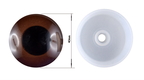 Augen-paar braun metallisiert  