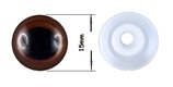 Augen-paar braun metallisiert  